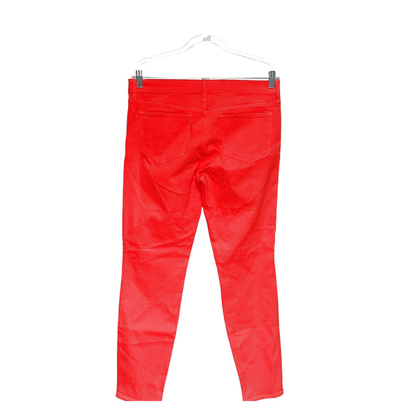 J. Crew Orange Skinny Twill Pants - Picture 2 of 4